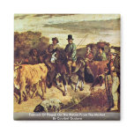 Farmers Of Flagey On The Return From The Market magnets