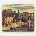 Farmers Of Flagey On The Return From The Market mousepads