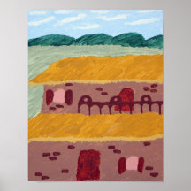 Farmhouse -11x14 print