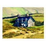 FARMHOUSE IN THE HILLS POST CARD