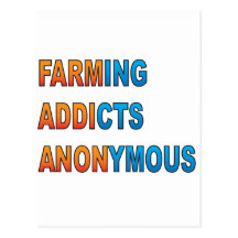 Farming Addicts Anonymous Post Cards