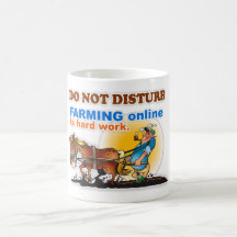 "Farming Online is Hard Work" Mug