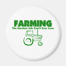 Farming Refrigerator Magnet