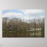 Farnsworth House, River Reflection posters