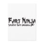 FART NINJA POST CARD