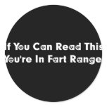 Fart Range stickers