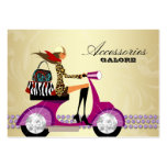 Fashion Accessories Purses Jewellery Purple Gold 2 Business Card