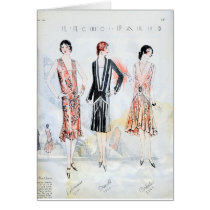 Fashion, April, 1928 Card