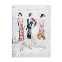 Fashion, April, 1928 Post Cards