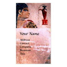 FASHION & BEAUTY OF ANTIQUE EGYPT MONOGRAM,pink Business Card Template
