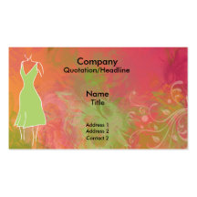 Fashion business card
