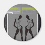 FASHION DANCE FRIDGE MAGNET