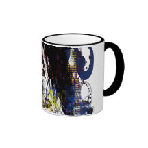Fashion Diva Swirled Coffee Mugs