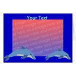 Fashion Dolphin template card