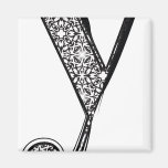 Fashion font, Letter y Magnets