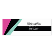 Fashion Forward Skinny Business Cards