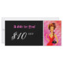 FASHION Gift Certificate Jewellery Zebra Lace Pink