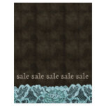 Fashion Lace Flyer Blue Brown Leather Peach