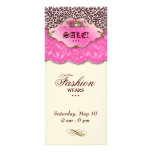 Fashion Leopard Jewellery Crown Lace Pink rack cards