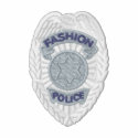 Fashion Police Badge embroidered shirts