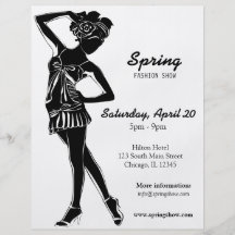 Fashion Show (Black) Full Color Flyer