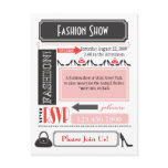 Fashion Show Invite postcards