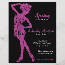 Fashion Show (Plum) Flyer
