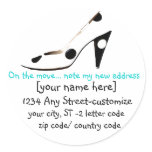 Fashionable Shoes address labels stickers