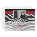 Fashionella in Zebra Invitation