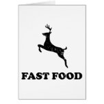 Fast Food Greeting Card