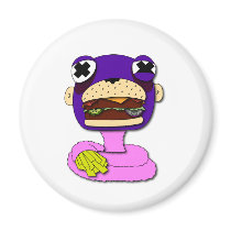 FASTFOOD MONKEY FRIDGE MAGNET