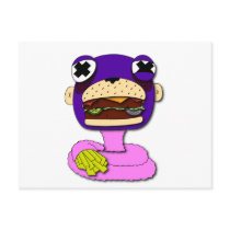 FASTFOOD MONKEY POSTCARD