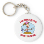 Fastpitch is Softball keychains