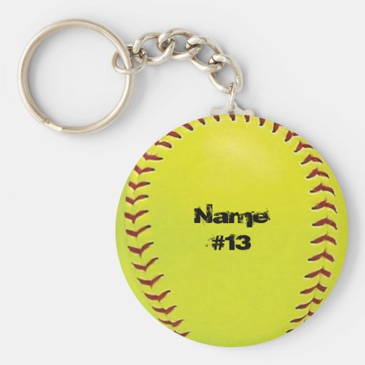 Fastpitch Softball Key Chain