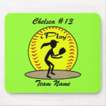 Fastpitch Softball Mousepad
