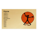 Fastpitch Softball Pitcher's Trading Card Business Card
