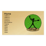 Fastpitch Softball Pitcher's Trading Card Business Card Templates