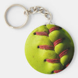 Fastpitch Softball Seam Keychain