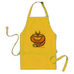 Fat cat funny apron design