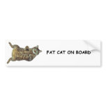 Fat Cat on Board bumper stickers