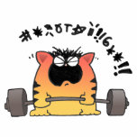 Fat Cat Weight Lift t-shirts