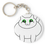 fat cat with fish keychains