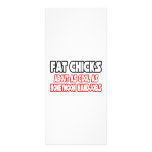 Fat Chicks...Not Cool Full Color Rack Card