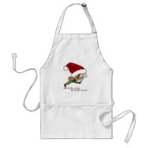 Fat Man (Santa) is Coming! Apron