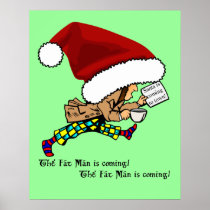 Fat Man (Santa) is Coming! Poster