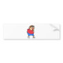 Fat Man Walking Bumper Stickers