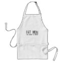 Fat Men Are Harder To Kidnap - Funny comedy humour aprons