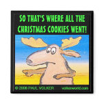 FAT REINDEER $3.00 magnets