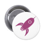 Fat Retro Rocket Ship Pink