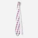 Fat Retro Rocket Ship Pink ties